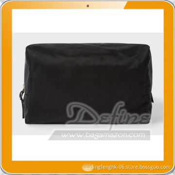 Men's Black Webbing Stripe Wash Bag